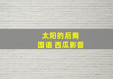 太阳的后裔 国语 西瓜影音